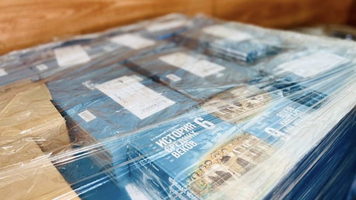 Новая партия учебников поступила в Южную Осетию!